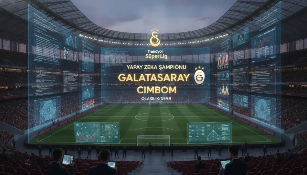 Yapay Zeka Süper Lig Yarışında Galatasaray’ı Zirveye Taşıdı: Analiz